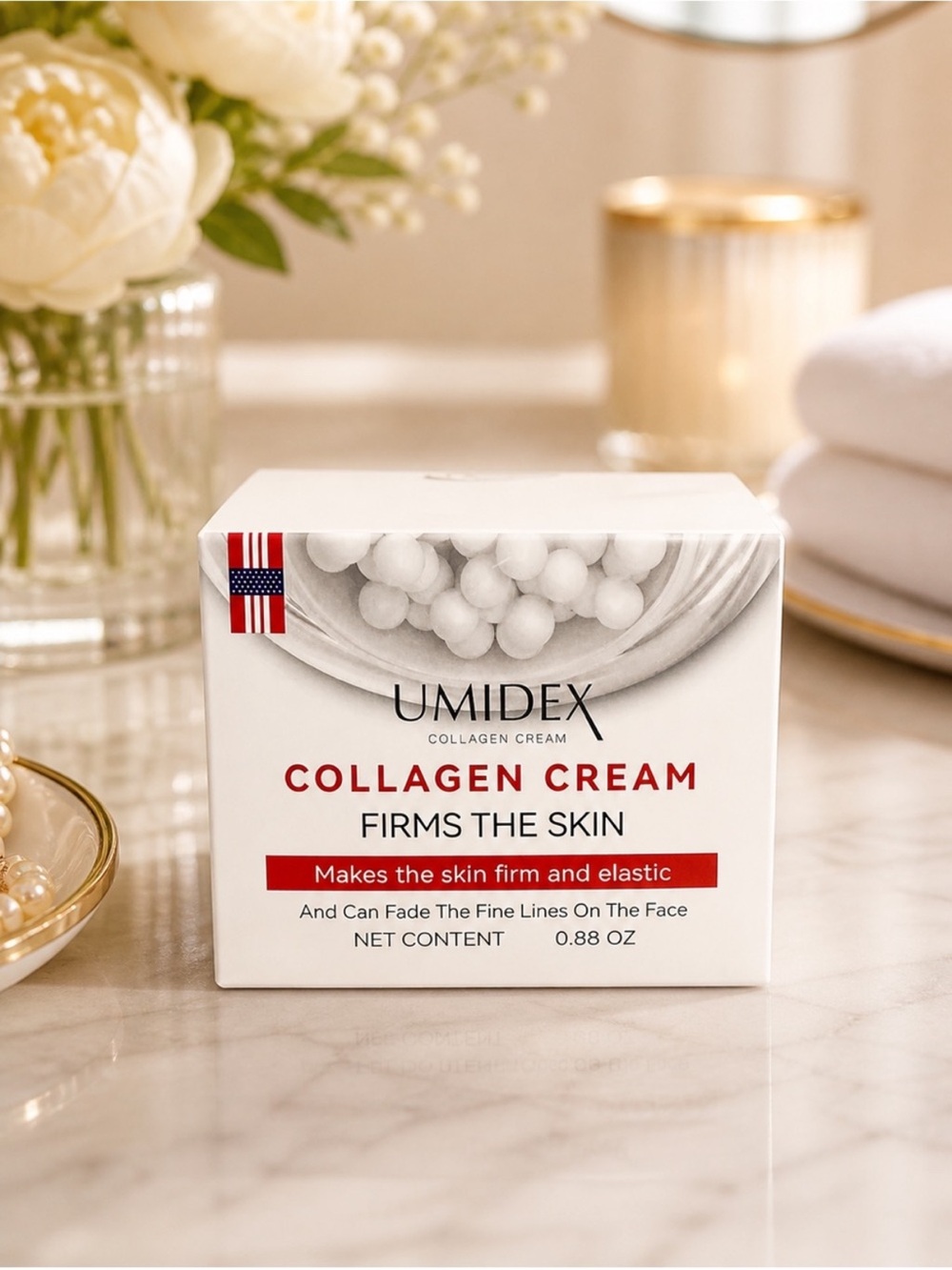 Collagen Cream - White & Red Firming Face Moisturizer